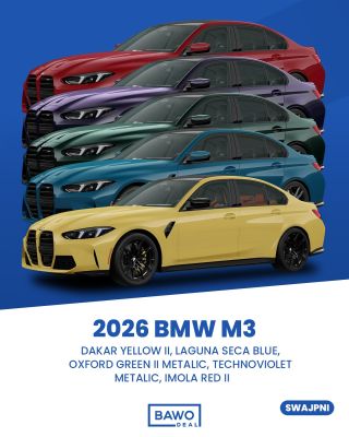 Která barva jí podle tebe nejvíc sluší? 🫵🏻🧐 #bawodealcz #bawodeal #bmw #bmwm3