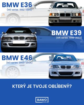 Svatá trojice 😇 Ale kterou bys fakt vybral? #bawodealcz #bawodeal #bmw