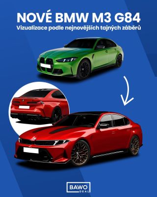 Že by takhle nová M3 G84 vypadala? Co si o tom myslíš? 🧐⬇️ #bmwm3 #bmwg84 #bawodeal #bawodealcz #bmw #bmwmotorsport