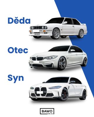 🔥Tři generace, ale kterou z nich bys zvolil? #bawodeal #bmw #bmw3seri̇es #bmw3